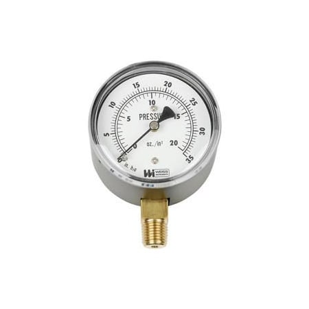 Weiss Instruments 2 1/2" DIAL, 0-30" H2O DG25P-030-4L